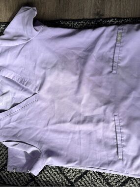 Figs Lilac V-Neck Scrub Top